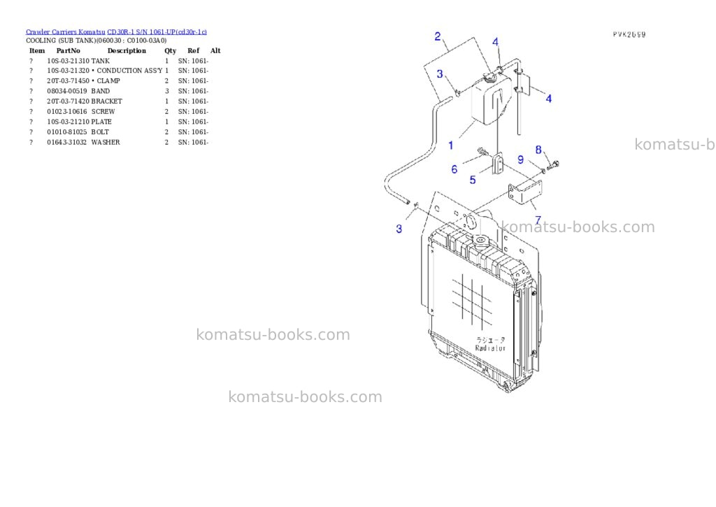 Komatsu cd30r-1 s/n 1061-up Parts catalog cover Page 5 Komatsu cd30r-1 s/n 1061-up Parts catalog cover Page 5