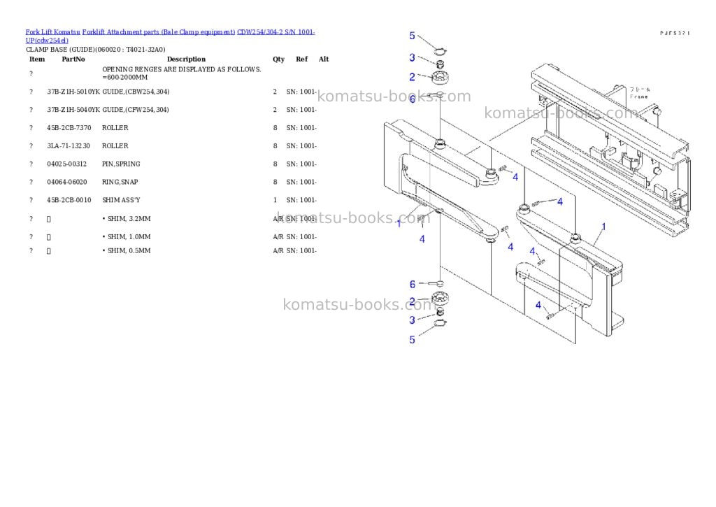 Komatsu cdw254/304-2 s/n 1001-up Parts catalog cover Page 10 Komatsu cdw254/304-2 s/n 1001-up Parts catalog cover Page 10