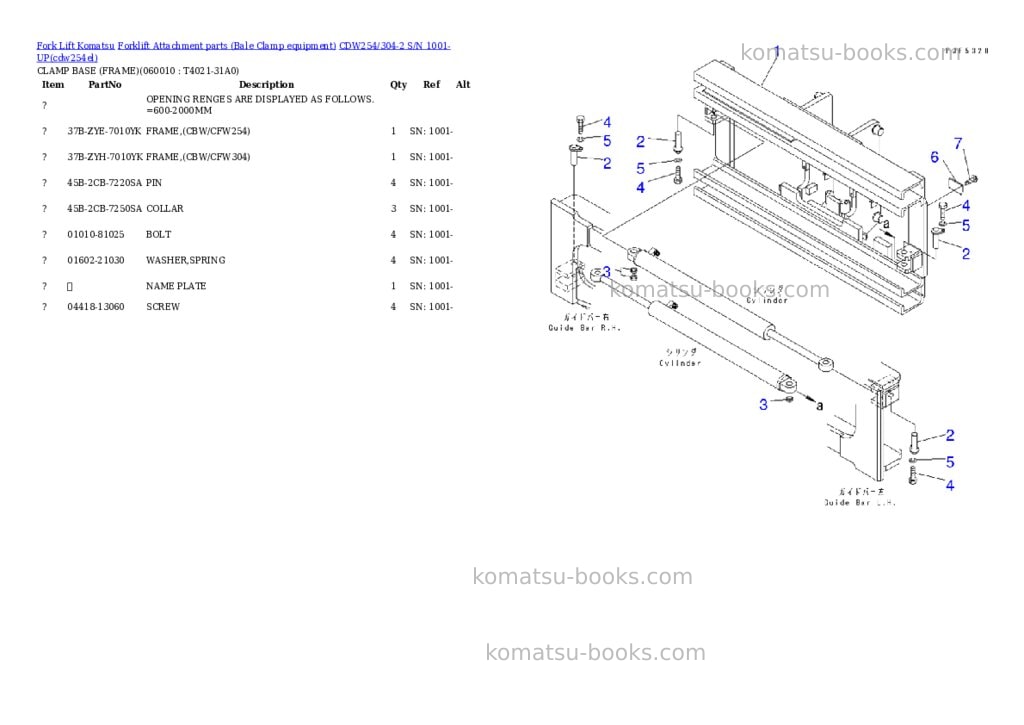 Komatsu cdw254/304-2 s/n 1001-up Parts catalog cover Page 9 Komatsu cdw254/304-2 s/n 1001-up Parts catalog cover Page 9