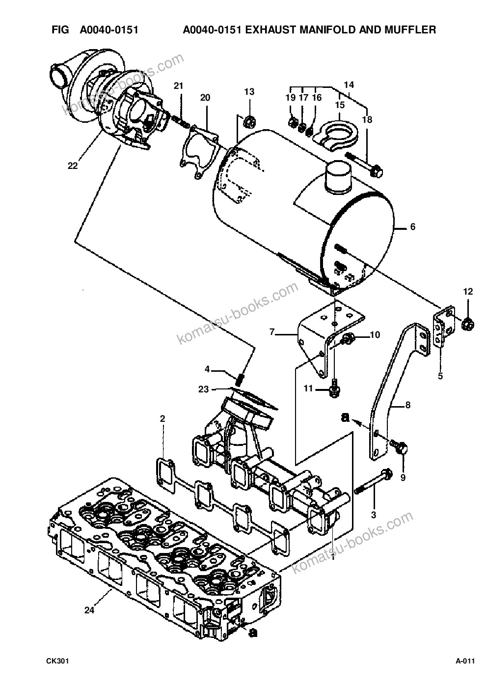 Komatsu ck30-1 s/n a30001-up Parts catalog cover Page 10