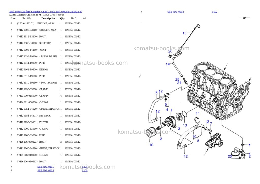 Komatsu ck35-1 usa s/n f00003-up Parts catalog cover Page 9 Komatsu ck35-1 usa s/n f00003-up Parts catalog cover Page 9