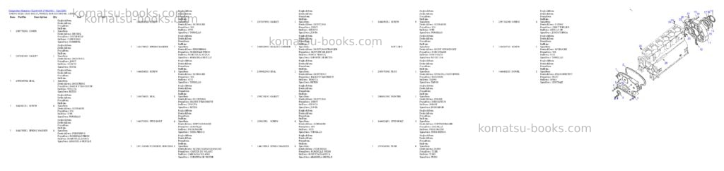 Komatsu cl240 s/n 370820051 - up Parts catalog cover Page 9 Komatsu cl240 s/n 370820051 - up Parts catalog cover Page 9