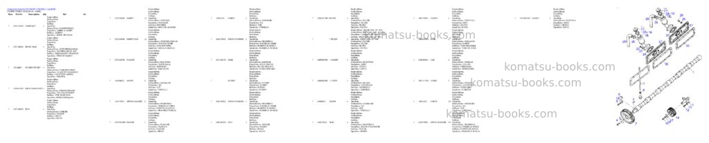 Komatsu cl290 s/n 370620051 - up Parts catalog cover Page 10 Komatsu cl290 s/n 370620051 - up Parts catalog cover Page 10