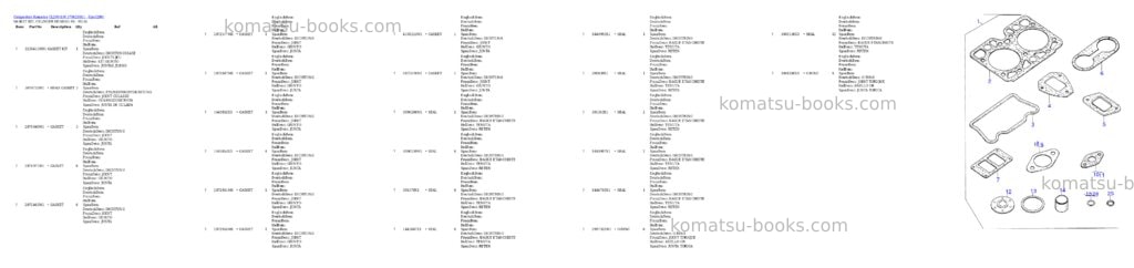 Komatsu cl290 s/n 370620051 - up Parts catalog cover Page 7 Komatsu cl290 s/n 370620051 - up Parts catalog cover Page 7