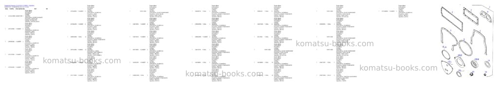 Komatsu cl310 s/n 377320051 - up Parts catalog cover Page 4 Komatsu cl310 s/n 377320051 - up Parts catalog cover Page 4