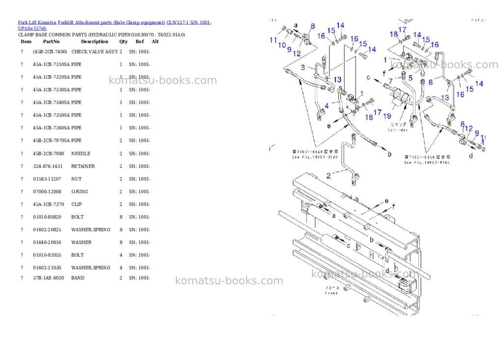 Komatsu clw157-1 s/n 1001-up Parts catalog cover Page 6 Komatsu clw157-1 s/n 1001-up Parts catalog cover Page 6