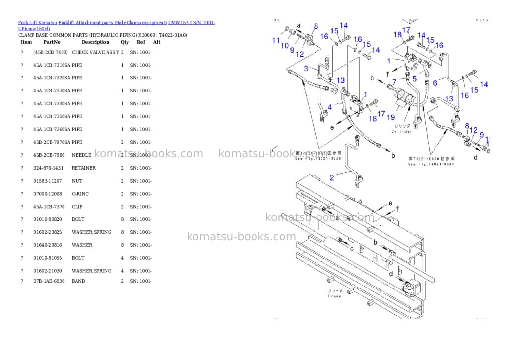 Komatsu cmw157-2 s/n 1001-up Parts catalog cover Page 5 Komatsu cmw157-2 s/n 1001-up Parts catalog cover Page 5