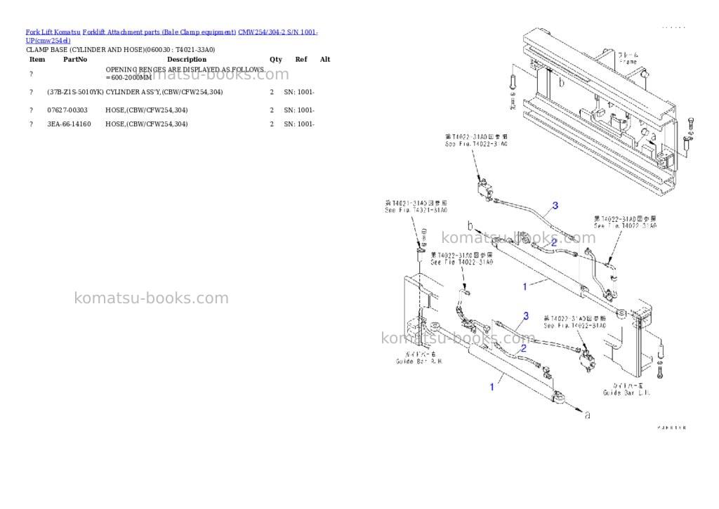 Komatsu cmw254/304-2 s/n 1001-up Parts catalog cover Page 10 Komatsu cmw254/304-2 s/n 1001-up Parts catalog cover Page 10