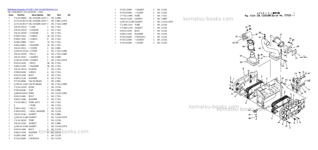 Komatsu d155w-1 s/n 12128-up Parts catalog cover Page 9