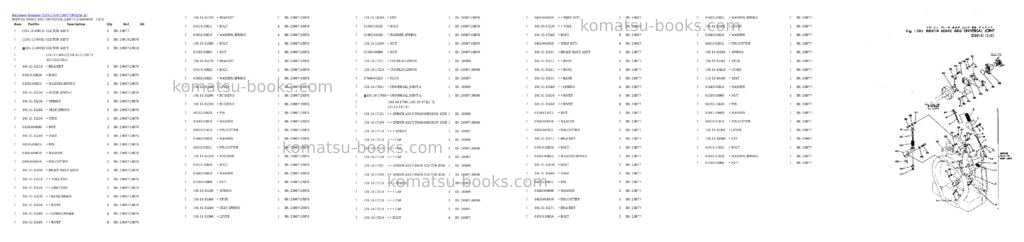 Komatsu d20a-3 s/n 20007-up Parts catalog cover Page 10 Komatsu d20a-3 s/n 20007-up Parts catalog cover Page 10
