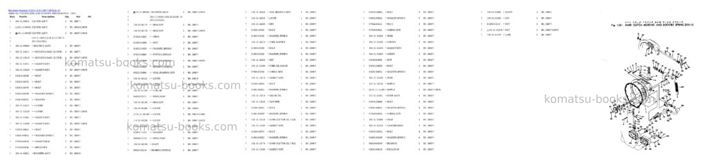 Komatsu d20a-3 s/n 20007-up Parts catalog cover Page 8 Komatsu d20a-3 s/n 20007-up Parts catalog cover Page 8