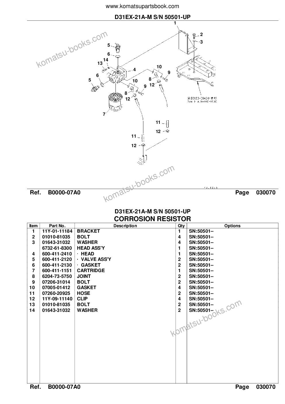 Komatsu d31ex-21a-m s/n 50501-up Parts catalog cover Page 9 Komatsu d31ex-21a-m s/n 50501-up Parts catalog cover Page 9