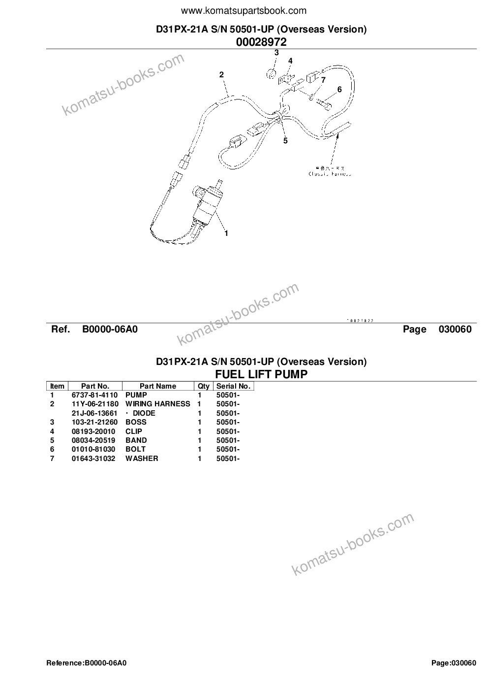 Komatsu d31px-21a s/n 50501-up overseas version Parts catalog cover Page 8 Komatsu d31px-21a s/n 50501-up overseas version Parts catalog cover Page 8