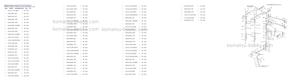 Komatsu d355a-3x s/n 1010-up Parts catalog cover Page 7