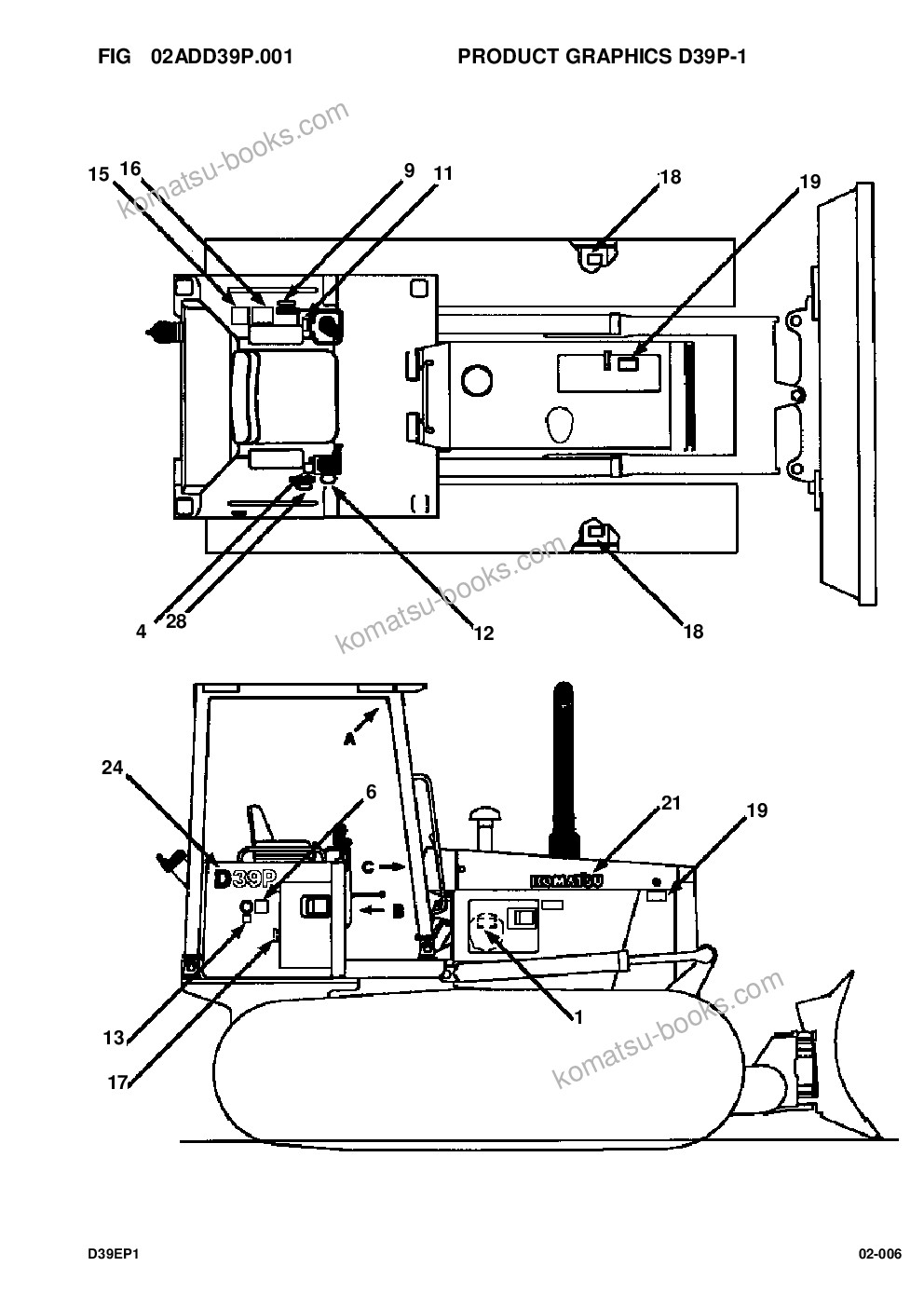 Komatsu d39e-1/p-1 s/n p095501-p095871 Parts catalog cover Page 7 Komatsu d39e-1/p-1 s/n p095501-p095871 Parts catalog cover Page 7