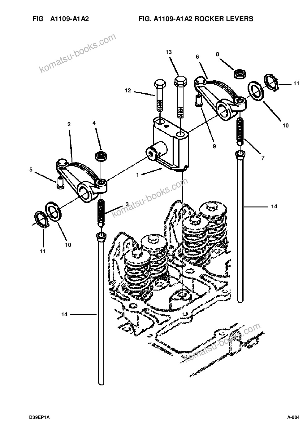 Komatsu d39e-1a/p-1a s/n p096338-up Parts catalog cover Page 6