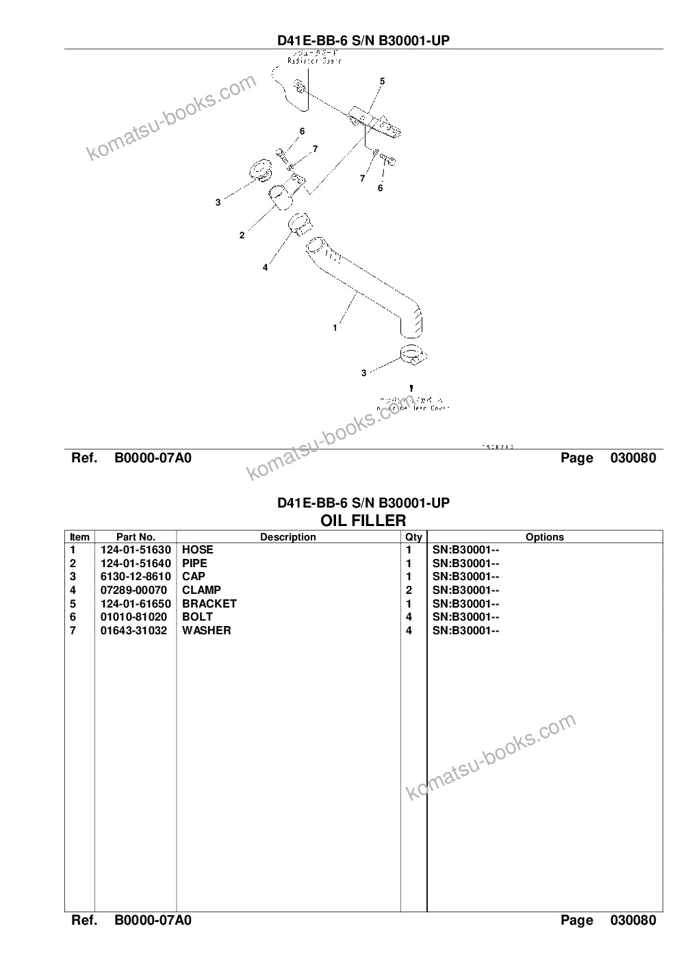 Komatsu d41e-6 s/n b30001-b40000 Parts catalog cover Page 10 Komatsu d41e-6 s/n b30001-b40000 Parts catalog cover Page 10