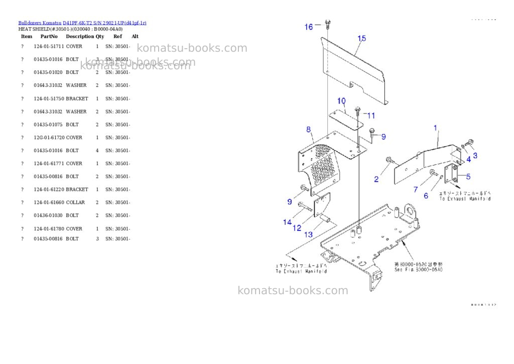 Komatsu d41pf-6k-t2 s/n 29021-up Parts catalog cover Page 3 Komatsu d41pf-6k-t2 s/n 29021-up Parts catalog cover Page 3