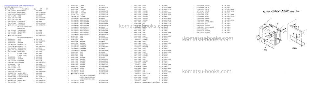 Komatsu d50p-15 s/n 35002-up Parts catalog cover Page 5