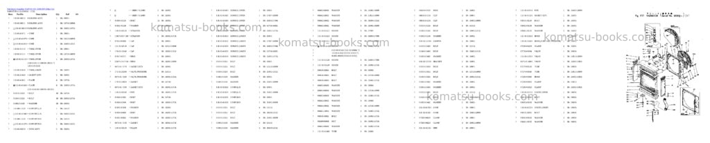 Komatsu D50P-15 S/N 35002-UP Parts catalog cover Page 4