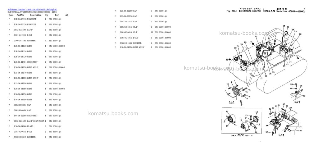 Komatsu d50pl-16 s/n 65001-up Parts catalog cover Page 8 Komatsu d50pl-16 s/n 65001-up Parts catalog cover Page 8