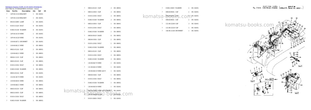 Komatsu d50pl-16 s/n 65001-up Parts catalog cover Page 9 Komatsu d50pl-16 s/n 65001-up Parts catalog cover Page 9