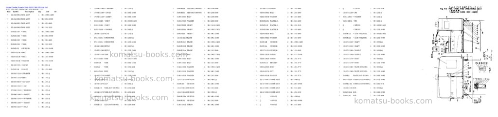 Komatsu d50s-10 s/n 5861-up Parts catalog cover Page 2 Komatsu d50s-10 s/n 5861-up Parts catalog cover Page 2