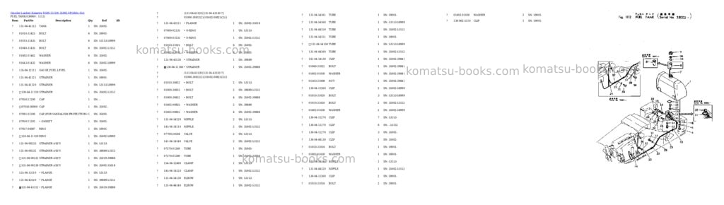 Komatsu d50s-15 s/n 35002-up Parts catalog cover Page 5 Komatsu d50s-15 s/n 35002-up Parts catalog cover Page 5