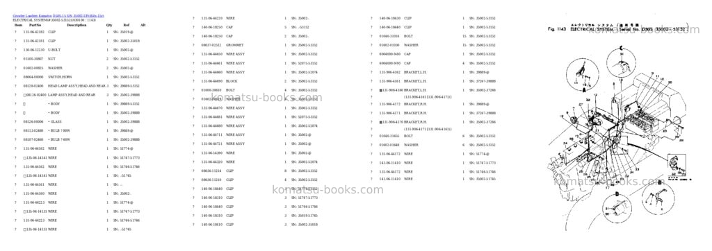 Komatsu d50s-15 s/n 35002-up Parts catalog cover Page 9 Komatsu d50s-15 s/n 35002-up Parts catalog cover Page 9