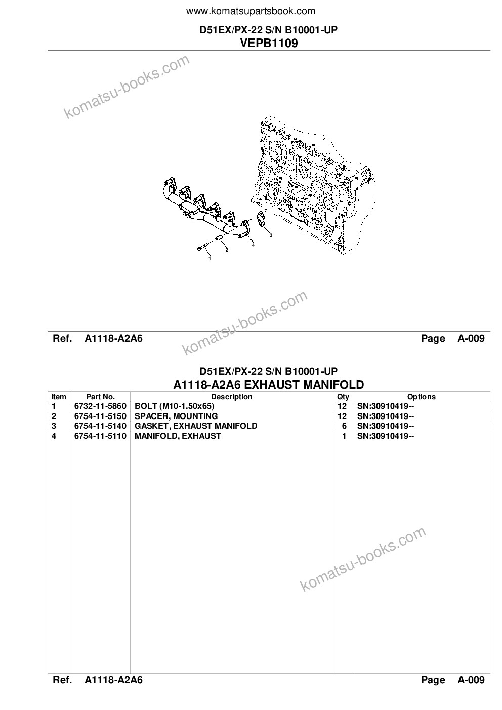 Komatsu d51ex/px-22 s/n b10001-up Parts catalog cover Page 7 Komatsu d51ex/px-22 s/n b10001-up Parts catalog cover Page 7