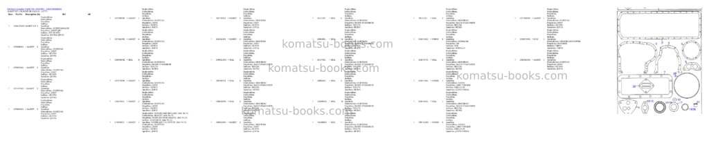 Komatsu d540e s/n 336020001 - 336020269 Parts catalog cover Page 4 Komatsu d540e s/n 336020001 - 336020269 Parts catalog cover Page 4