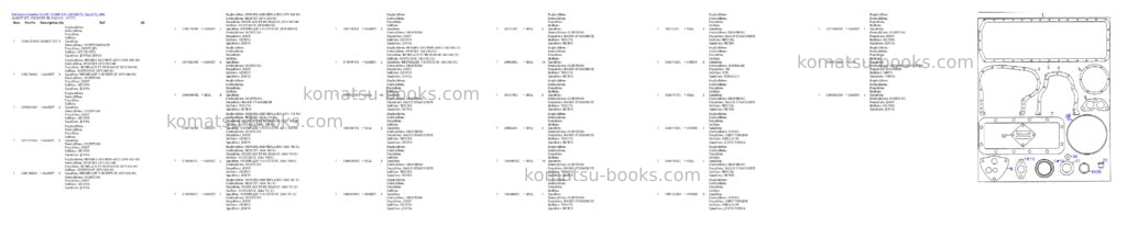 Komatsu d570e / d580e s/n 336020270 - up Parts catalog cover Page 4 Komatsu d570e / d580e s/n 336020270 - up Parts catalog cover Page 4