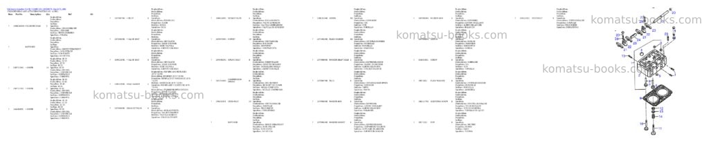 Komatsu d570e / d580e s/n 336020270 - up Parts catalog cover Page 6 Komatsu d570e / d580e s/n 336020270 - up Parts catalog cover Page 6