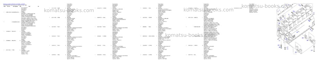 Komatsu d600d s/n 331620001 - up Parts catalog cover Page 4 Komatsu d600d s/n 331620001 - up Parts catalog cover Page 4