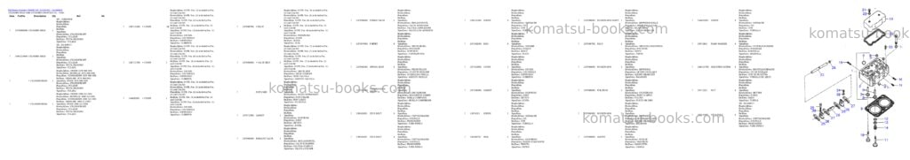 Komatsu d600d s/n 331620001 - up Parts catalog cover Page 7 Komatsu d600d s/n 331620001 - up Parts catalog cover Page 7