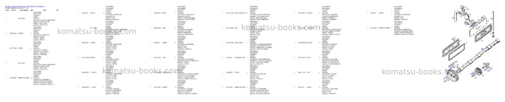 Komatsu d600d super s/n 332620001 - up Parts catalog cover Page 10 Komatsu d600d super s/n 332620001 - up Parts catalog cover Page 10