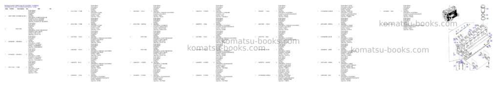 Komatsu d600d super s/n 332620001 - up Parts catalog cover Page 3 Komatsu d600d super s/n 332620001 - up Parts catalog cover Page 3