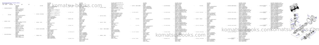 Komatsu d600d super s/n 332620001 - up Parts catalog cover Page 5 Komatsu d600d super s/n 332620001 - up Parts catalog cover Page 5