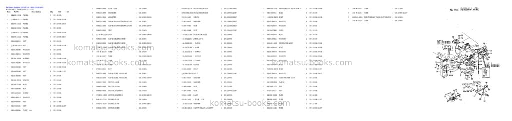 Komatsu d60a-6 s/n 20006-up Parts catalog cover Page 10