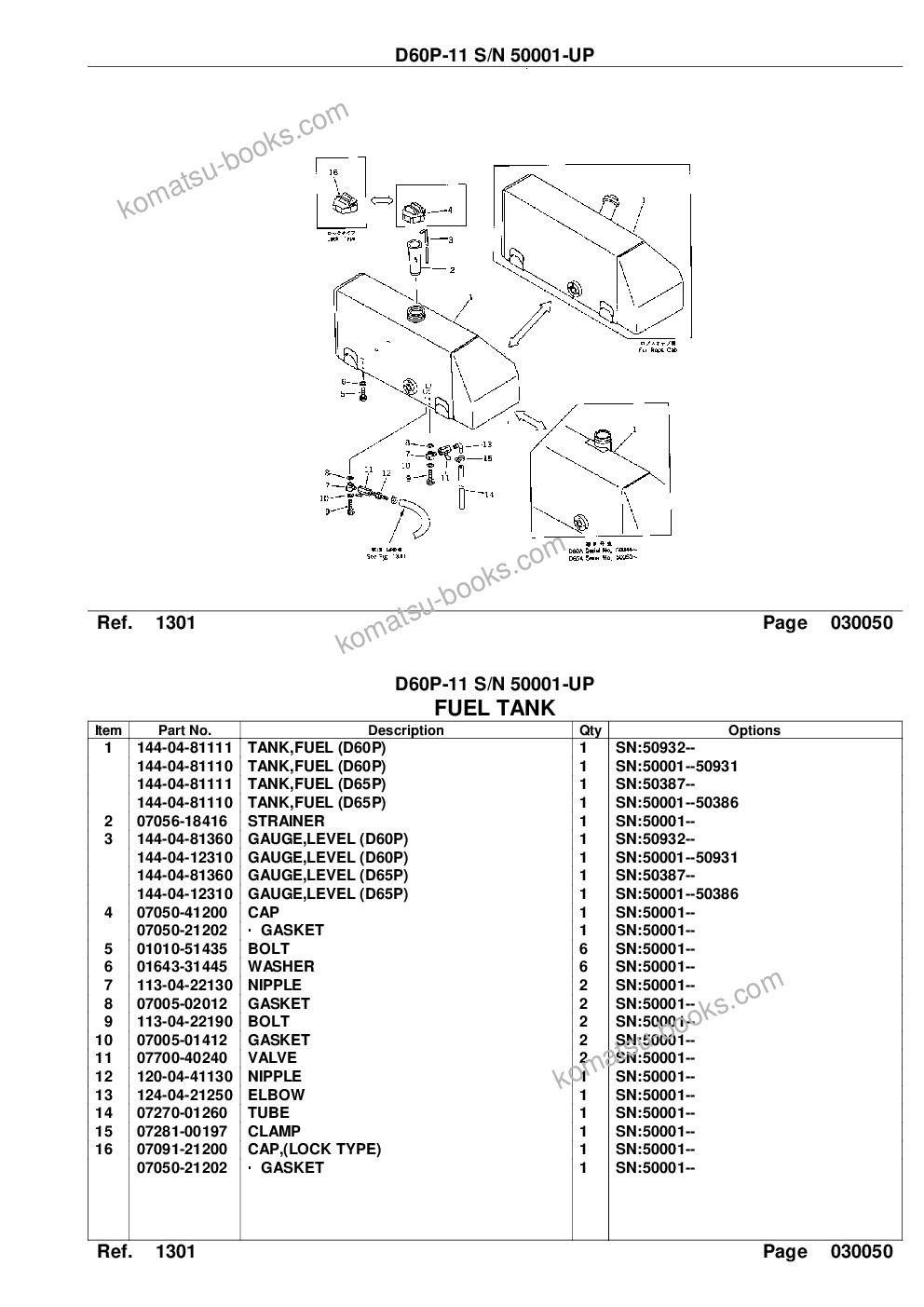 Komatsu d60p-11 s/n 50001-up Parts catalog cover Page 9 Komatsu d60p-11 s/n 50001-up Parts catalog cover Page 9