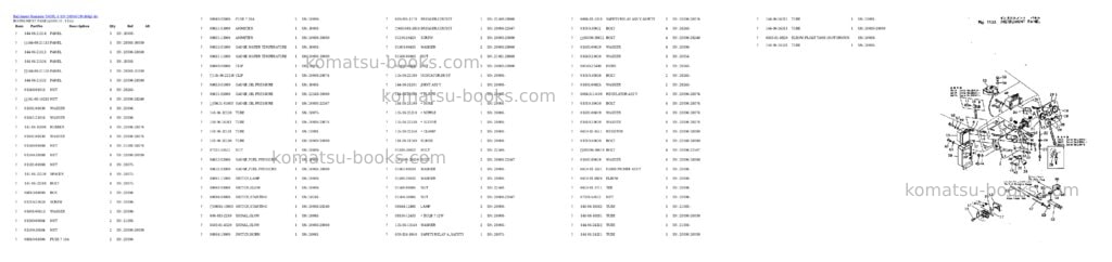 Komatsu d60pl-6 s/n 20006-up Parts catalog cover Page 10
