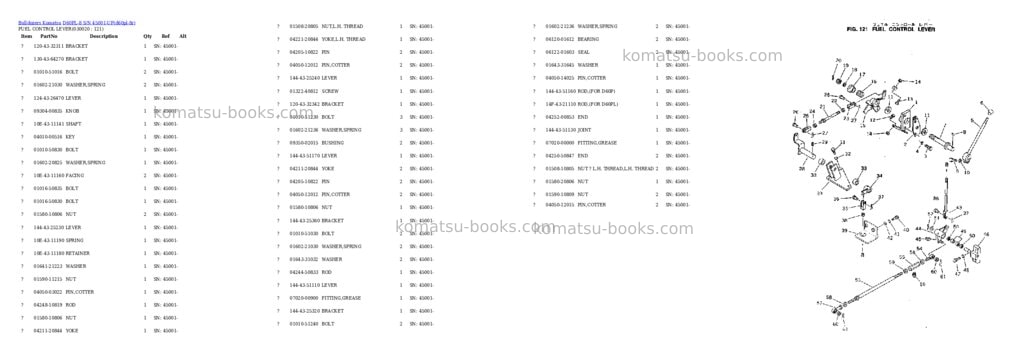Komatsu D60PL-8 S/N 45001-UP Parts catalog cover Komatsu D60PL-8 S/N 45001-UP Parts catalog cover