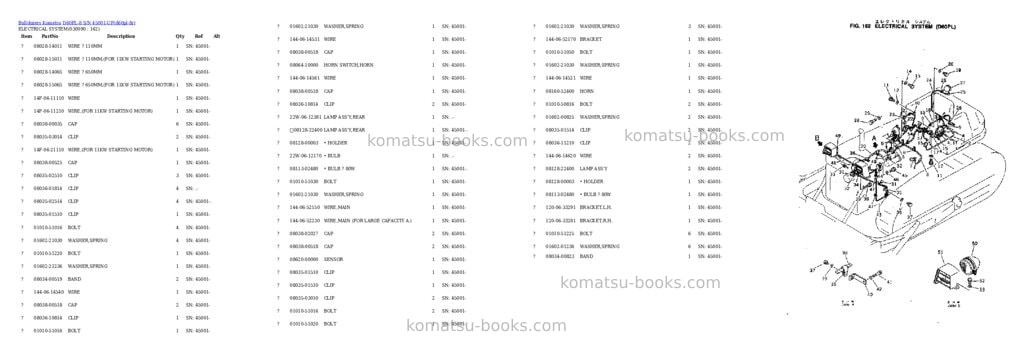 Komatsu D60PL-8 S/N 45001-UP Parts catalog cover Page 8 Komatsu D60PL-8 S/N 45001-UP Parts catalog cover Page 8