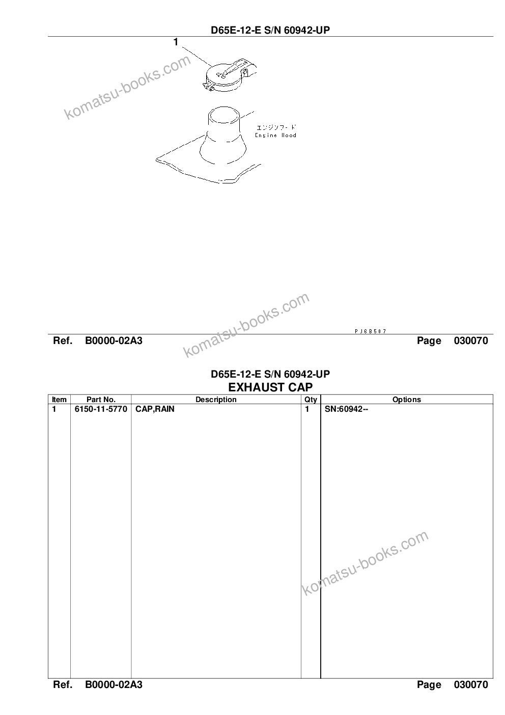 Komatsu d65e-12-e s/n 60942-up Parts catalog cover Page 9 Komatsu d65e-12-e s/n 60942-up Parts catalog cover Page 9