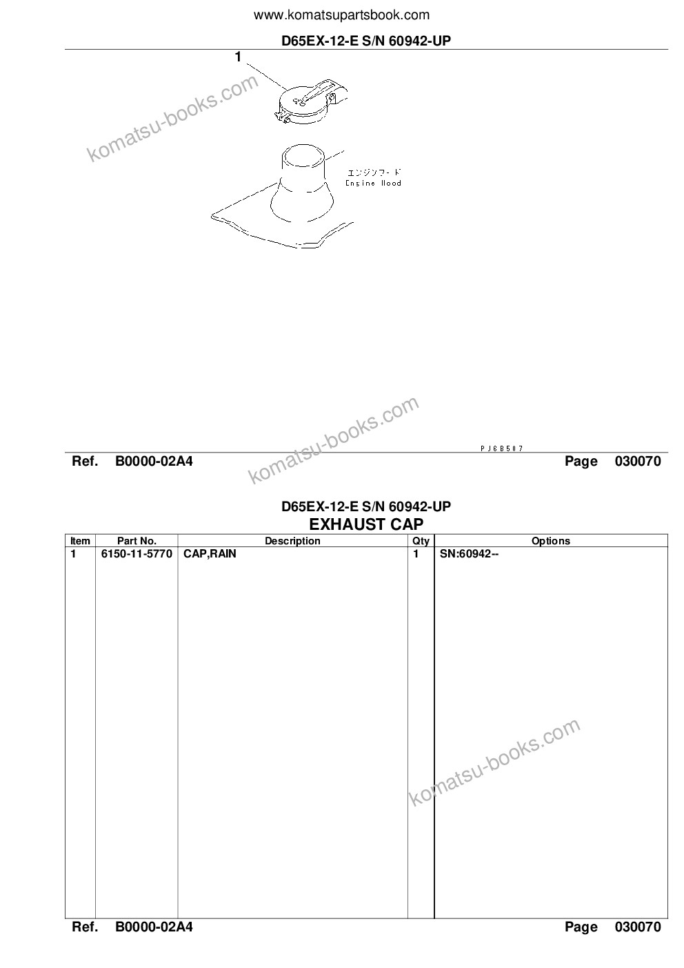 Komatsu d65ex-12-e s/n 60942-up Parts catalog cover Page 9 Komatsu d65ex-12-e s/n 60942-up Parts catalog cover Page 9