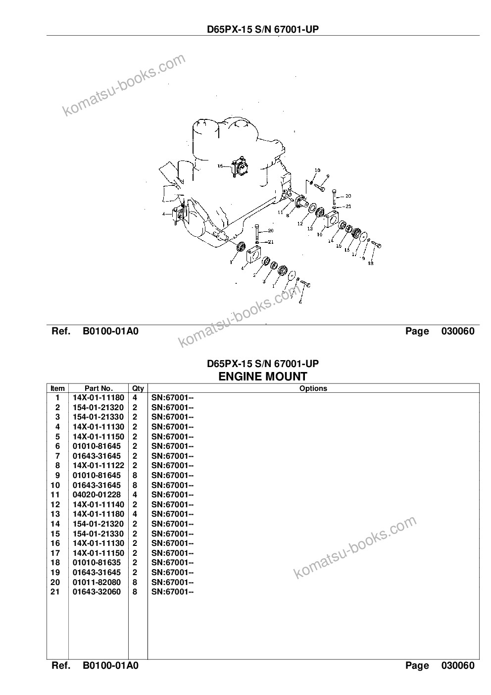 Komatsu d65px-15 s/n 67001-up Parts catalog cover Page 8 Komatsu d65px-15 s/n 67001-up Parts catalog cover Page 8