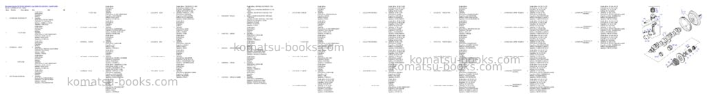 Komatsu d670e s/n 336650051- up; d680e s/n 336620051 - up Parts catalog cover Page 5 Komatsu d670e s/n 336650051- up; d680e s/n 336620051 - up Parts catalog cover Page 5