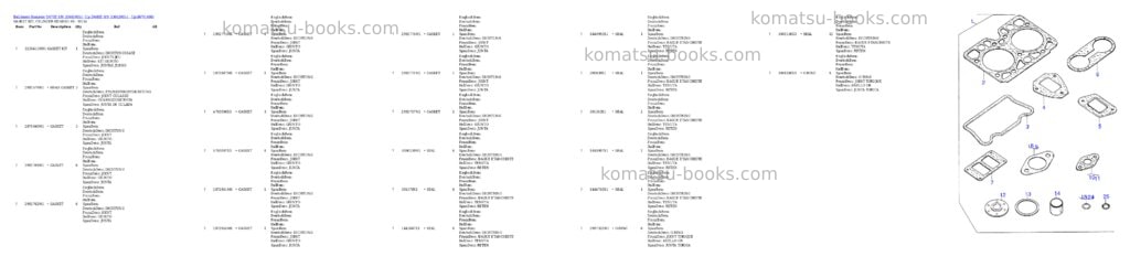 Komatsu d670e s/n 336650051- up; d680e s/n 336620051 - up Parts catalog cover Page 7 Komatsu d670e s/n 336650051- up; d680e s/n 336620051 - up Parts catalog cover Page 7