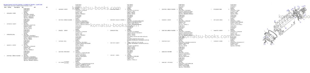 Komatsu d670e s/n 336650051- up; d680e s/n 336620051 - up Parts catalog cover Page 9 Komatsu d670e s/n 336650051- up; d680e s/n 336620051 - up Parts catalog cover Page 9