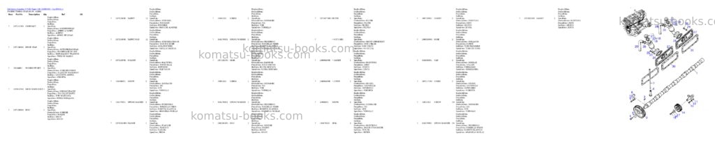 Komatsu d700d super s/n 332820001 - up Parts catalog cover Page 10
